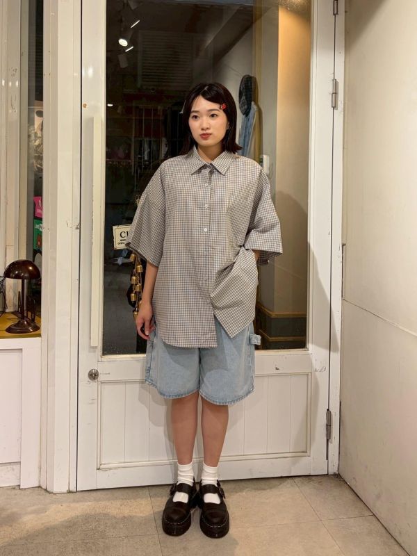 愛心口袋牛仔短褲 