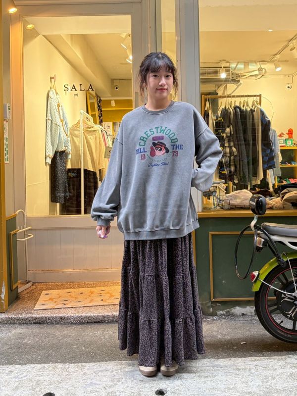 漢堡神偷圓領大學Tee 