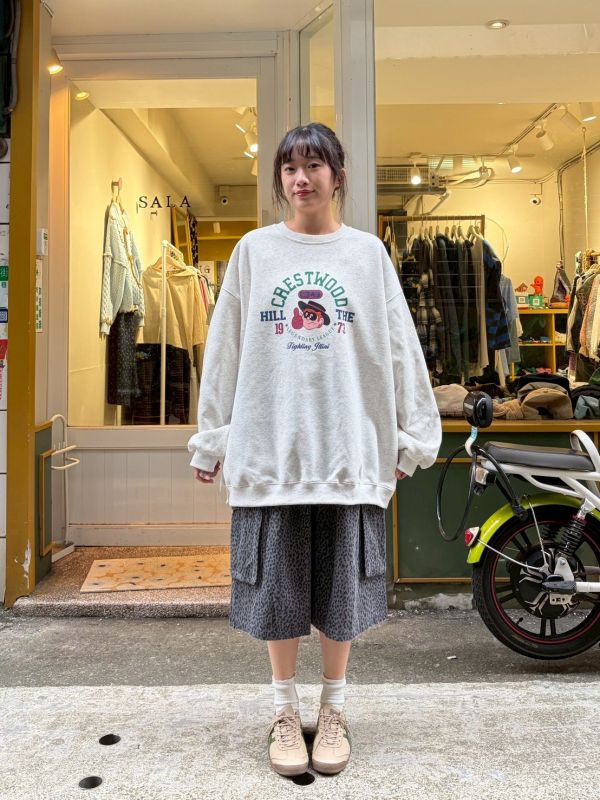 漢堡神偷圓領大學Tee 