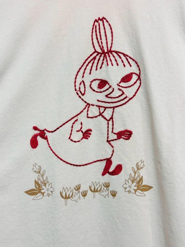 Moomin 刺繡短袖tee 