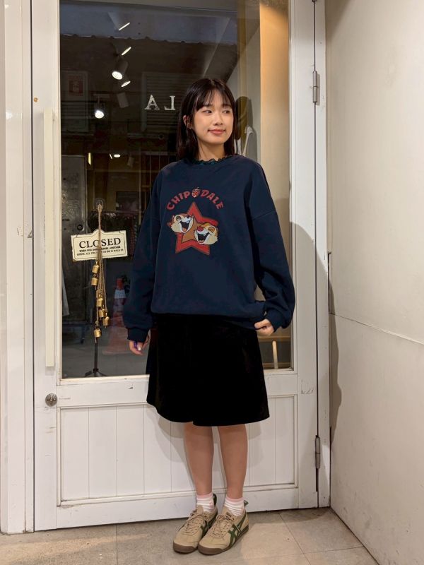 奇奇蒂蒂笑開懷美式印花大學Tee 