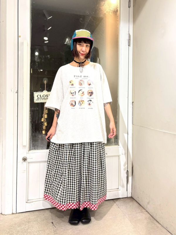 狗狗頭九宮格tee 
