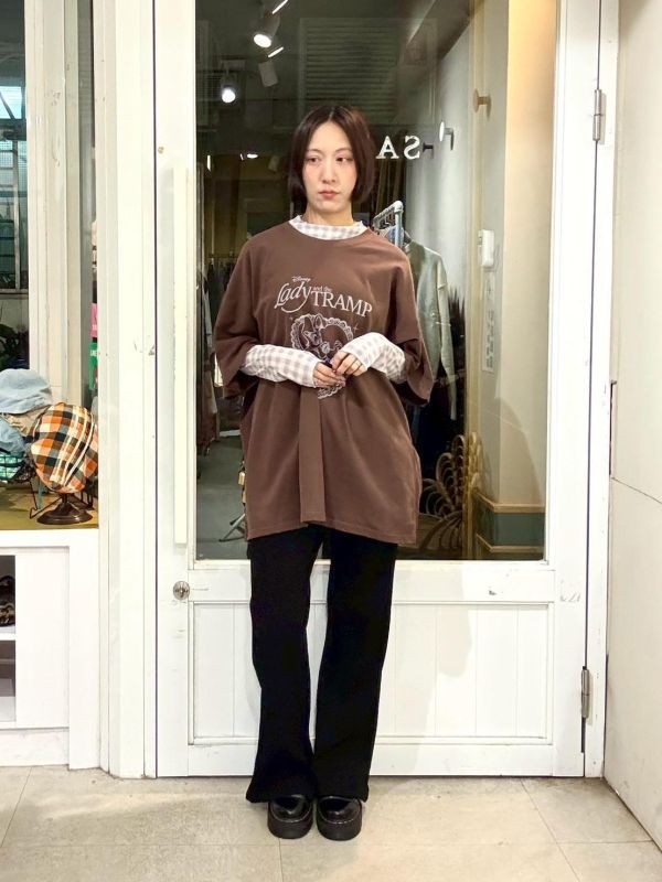 格子微高領微透膚內搭上衣 