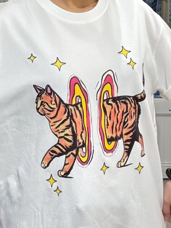 虎斑貓tee 