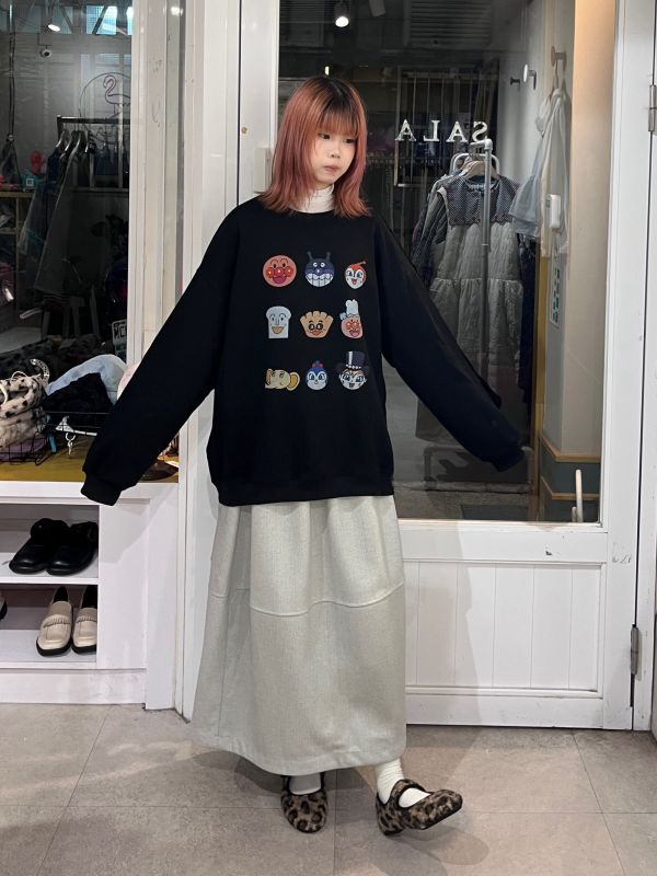 麵包超人長袖大學tee 