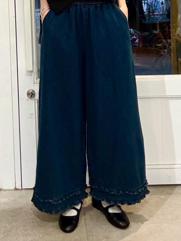 雙木耳牛仔九分褲 