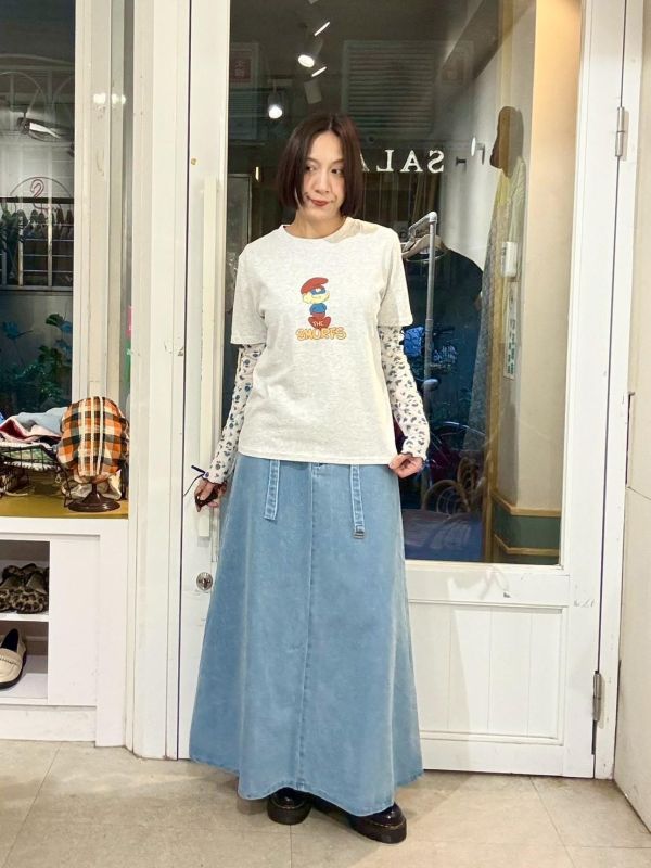 藍色小精靈老爹短tee 