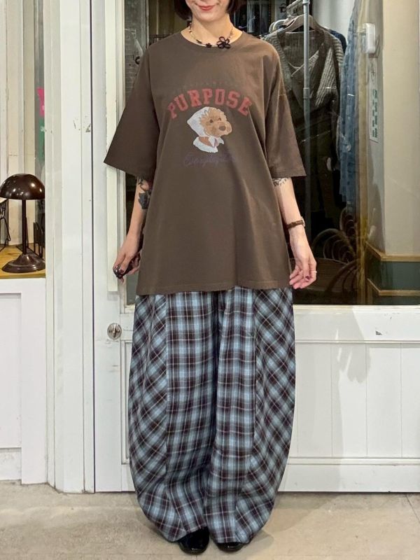墨鏡頭巾復古貴賓狗tee 