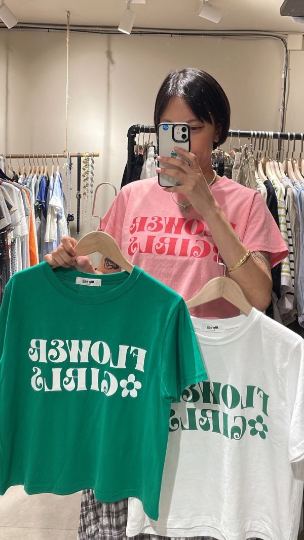 Flower girls 短版tee 