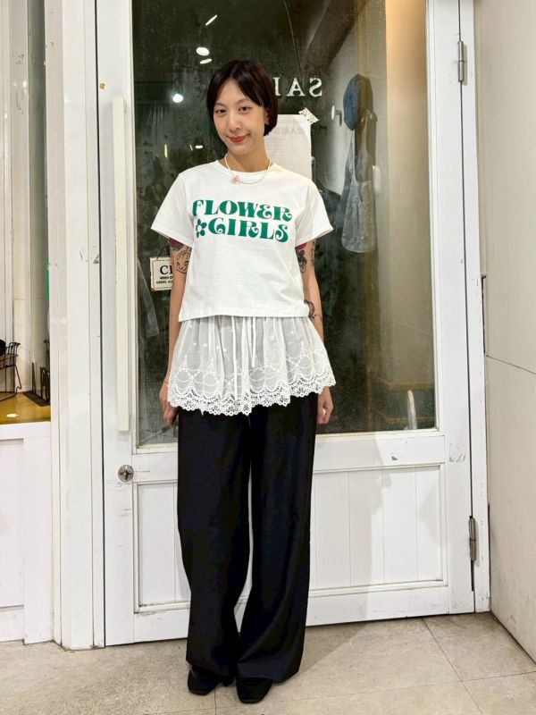 Flower girls 短版tee 
