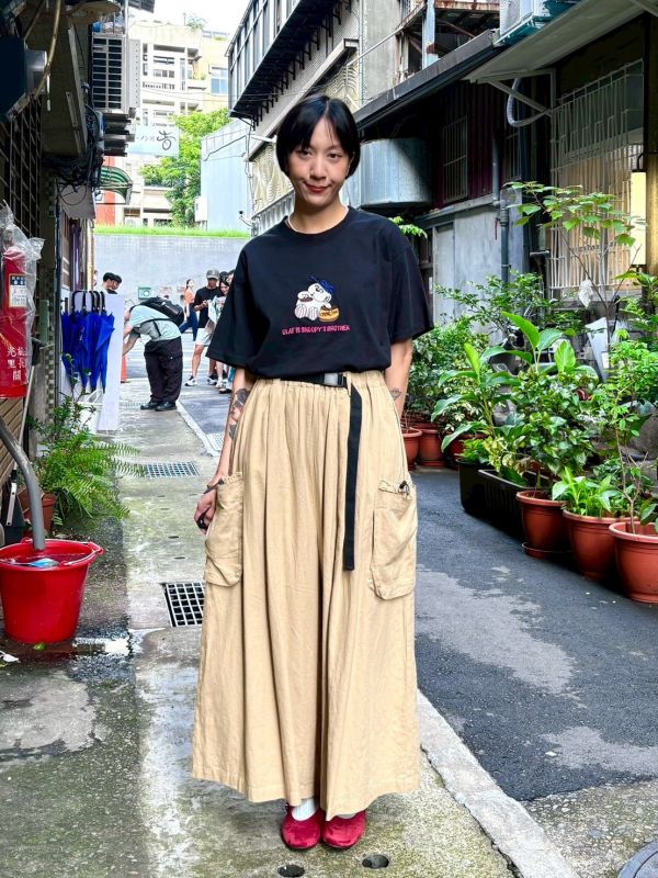 奧拉夫刺繡tee 