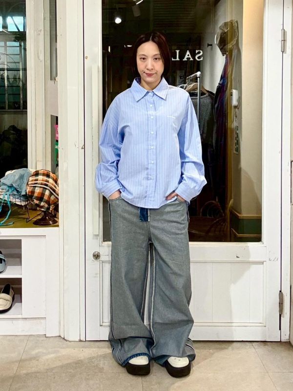 裡外顛倒牛仔褲 