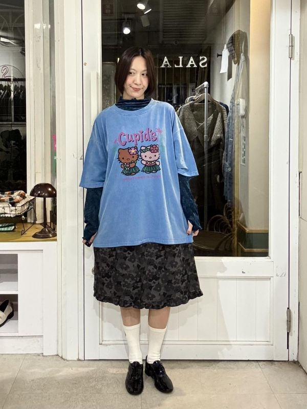 夏威夷Hello Kitty落肩短袖Tee 