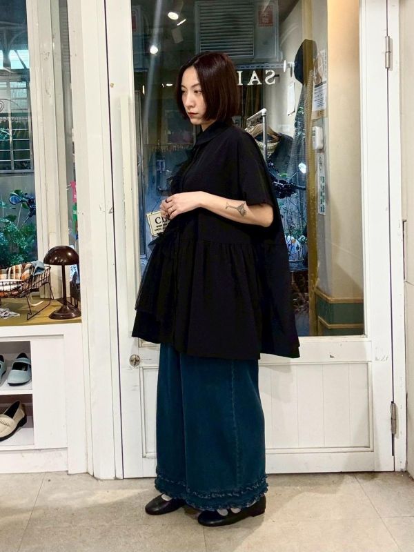 雙木耳牛仔九分褲 