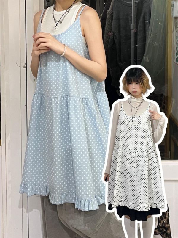 滿版迷你小花吊帶背心裙 