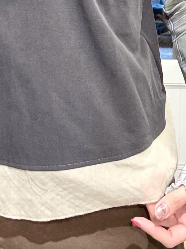 下擺透膚紗拼接吊帶背心 