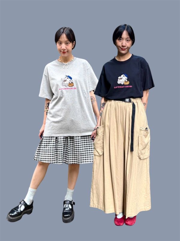 奧拉夫刺繡tee 
