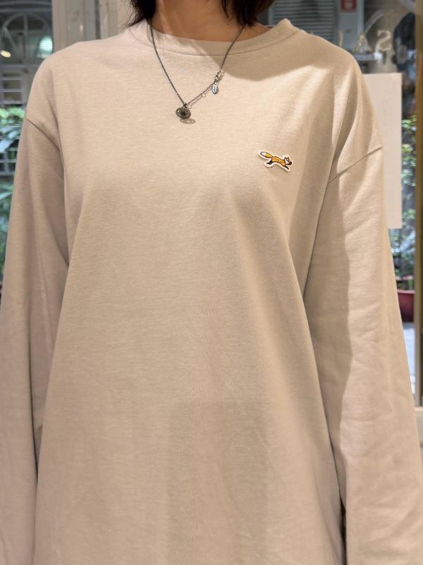 狐狸刺繡大學Tee 