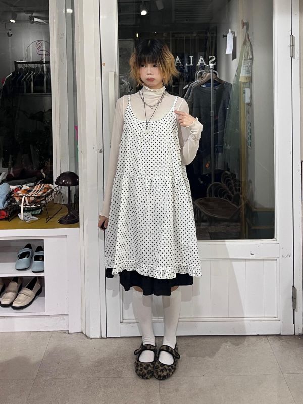 滿版迷你小花吊帶背心裙 