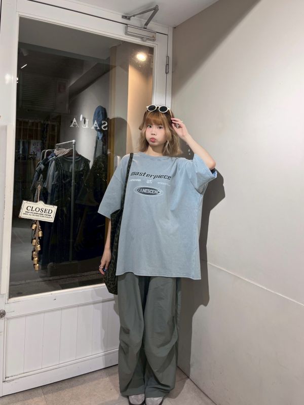 美式刷色復古水洗Tee 