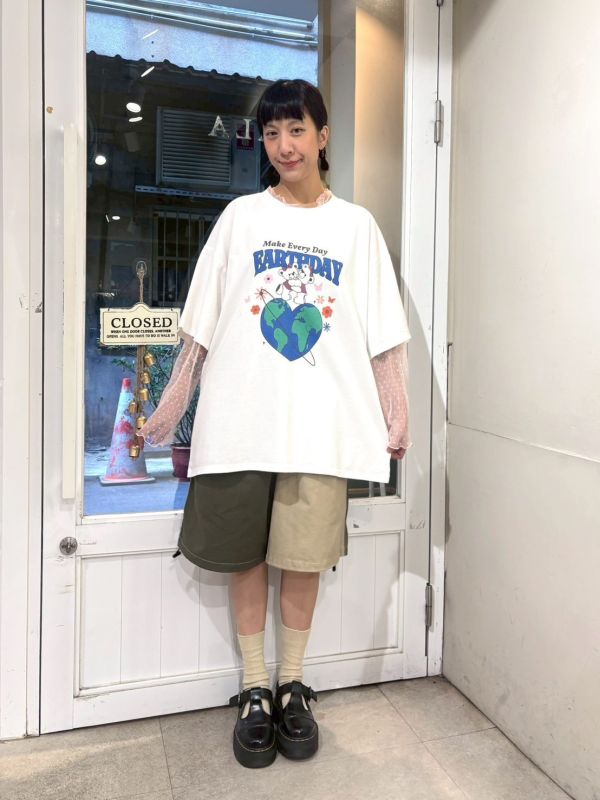 Earth day 熊熊地球愛tee 