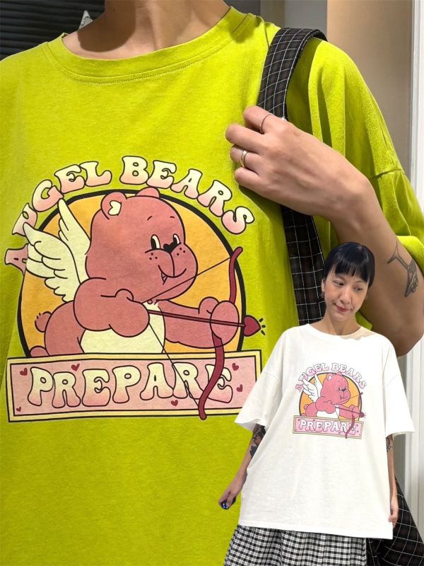 復古射箭天使熊tee 