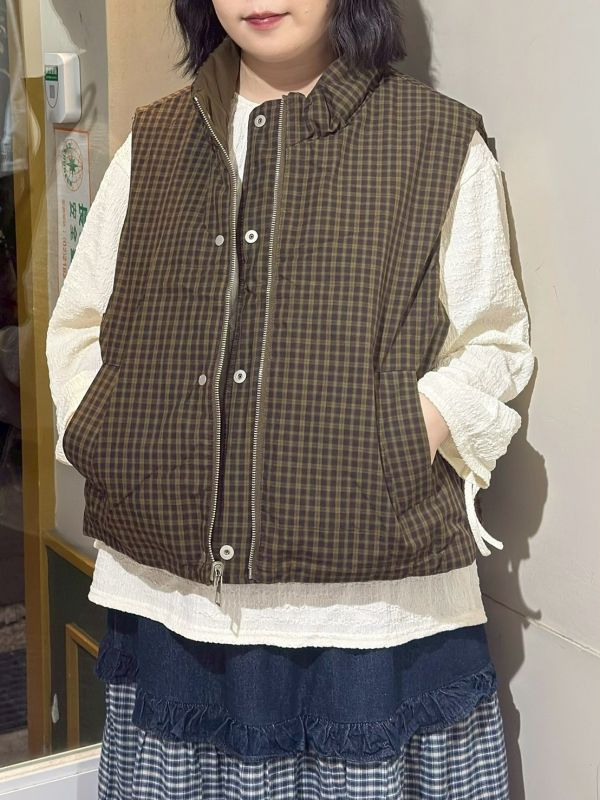 雙拉鏈撞色圖案粗毛線針織外套 