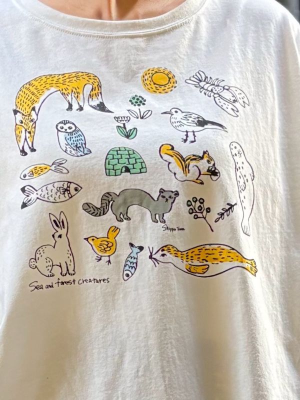 手繪動物Tee 