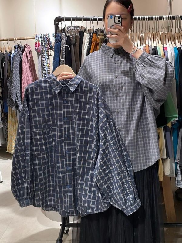 雙線格子襯衫 