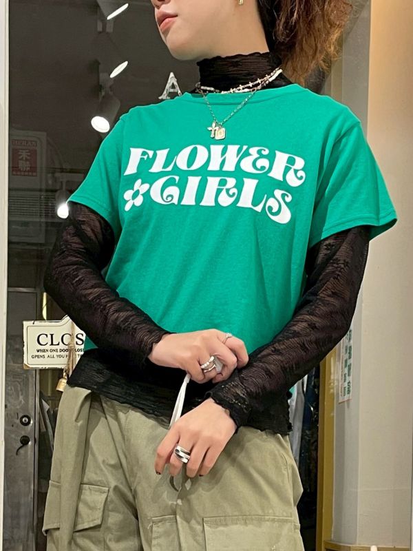 立體花木耳捲邊透膚長袖彈性內搭 
