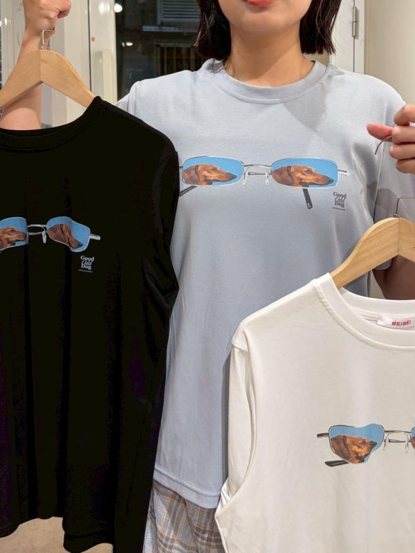 眼鏡小狗Tee 