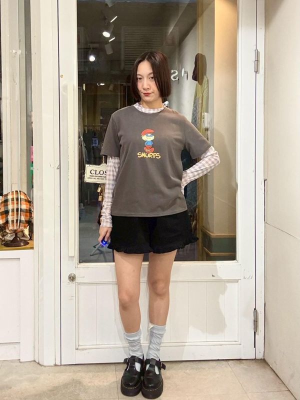 藍色小精靈老爹短tee 