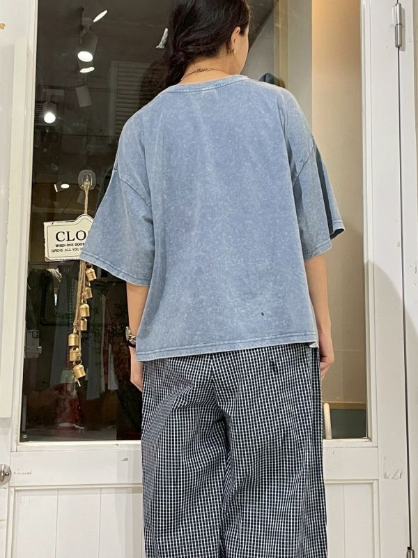 麥當勞插畫水洗落肩寬T 