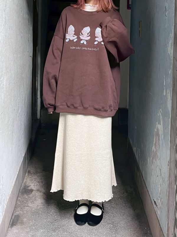 牡蠣寶寶長袖大學Tee 