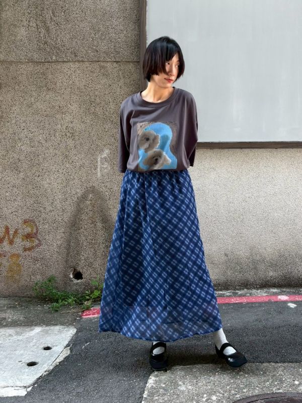 沙洞兩隻探頭狗狗tee 