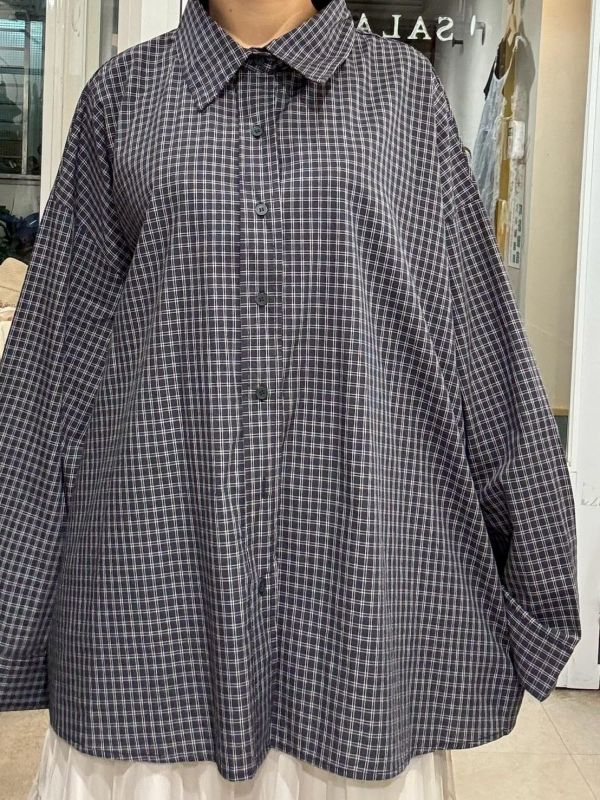 格子男友襯衫附綁帶 