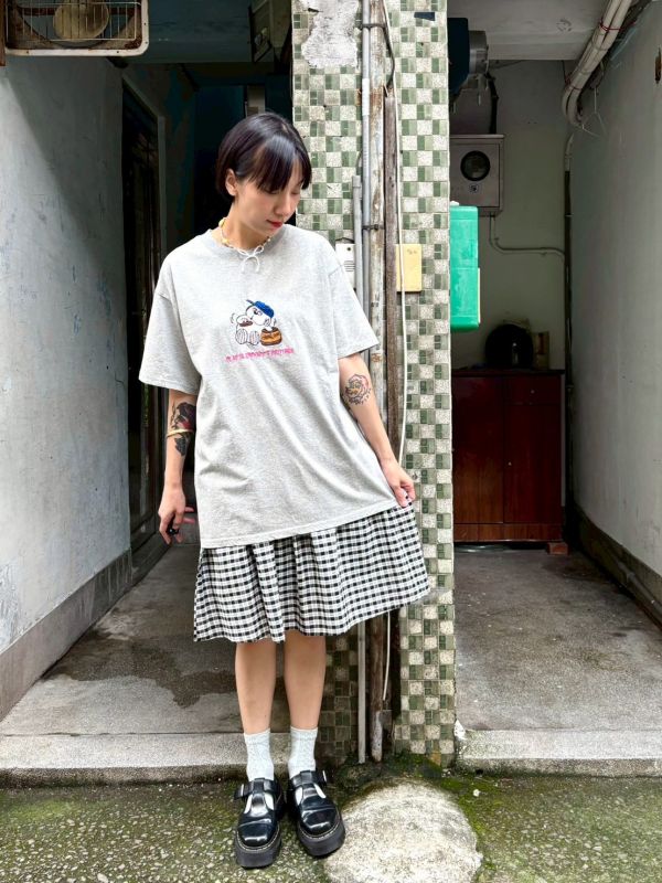 奧拉夫刺繡tee 