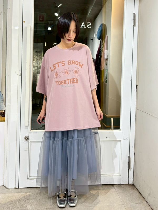 Let’s grow 三朵花Tee 