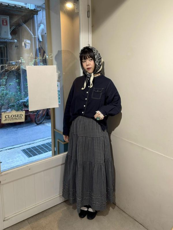 撞色車線翻蓋口袋襯衫 
