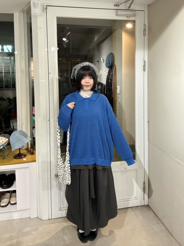 網狀洞洞長袖上衣 