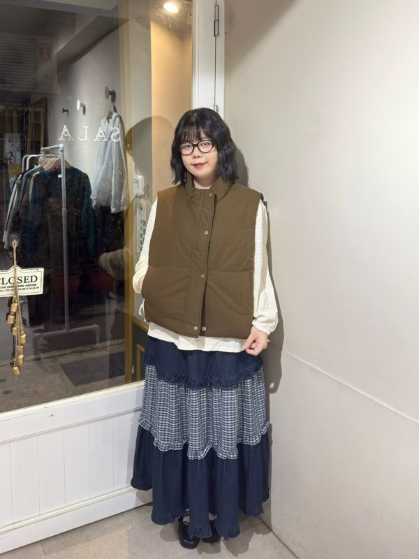 雙拉鏈撞色圖案粗毛線針織外套 