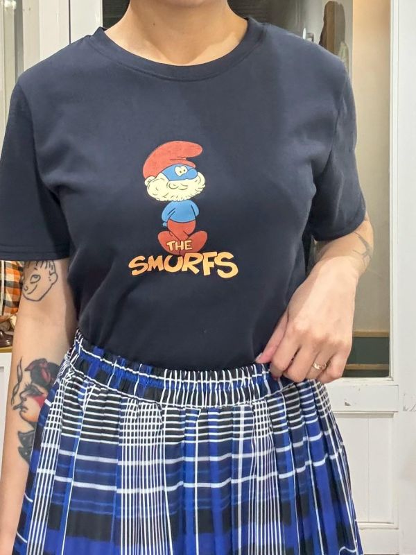 藍色小精靈老爹短tee 