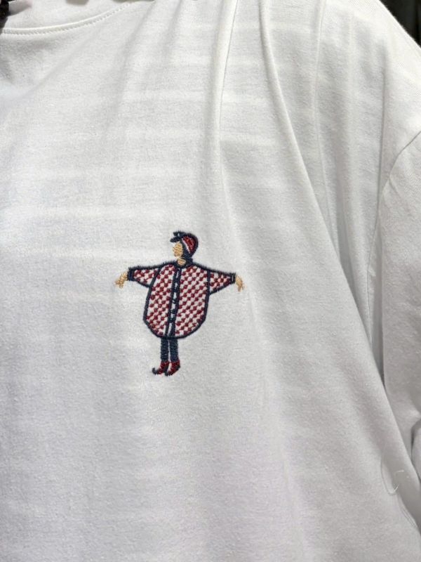 小人偶刺繡短袖Tee 