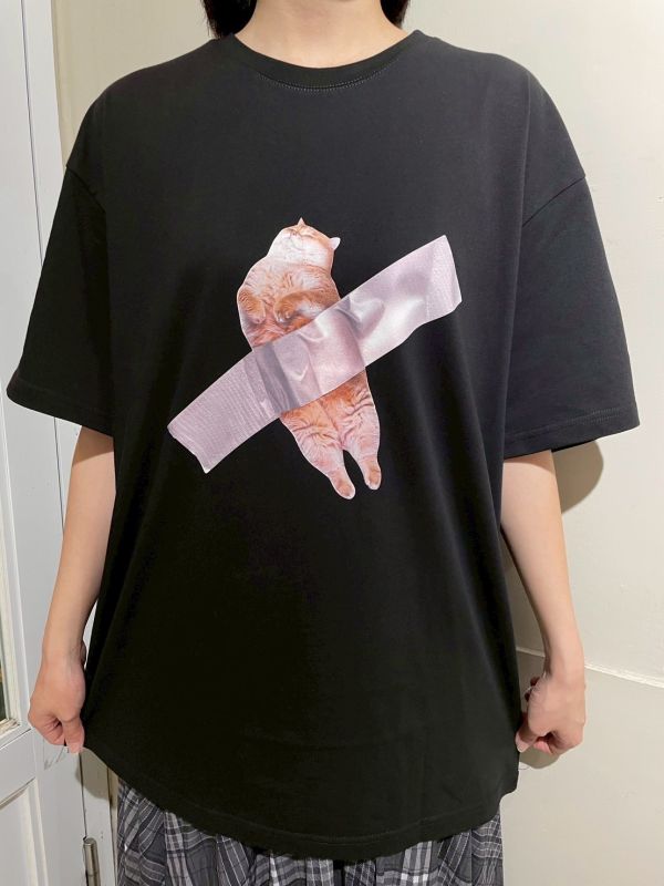 死魚狀態の膠帶貓Tee 