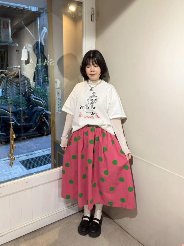 Moomin 刺繡短袖tee 