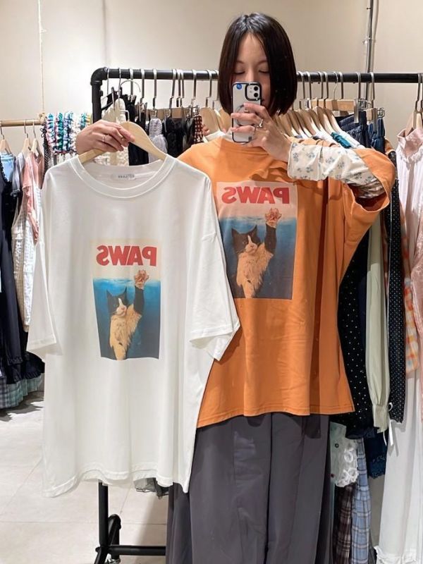 PAWS貓掌tee 