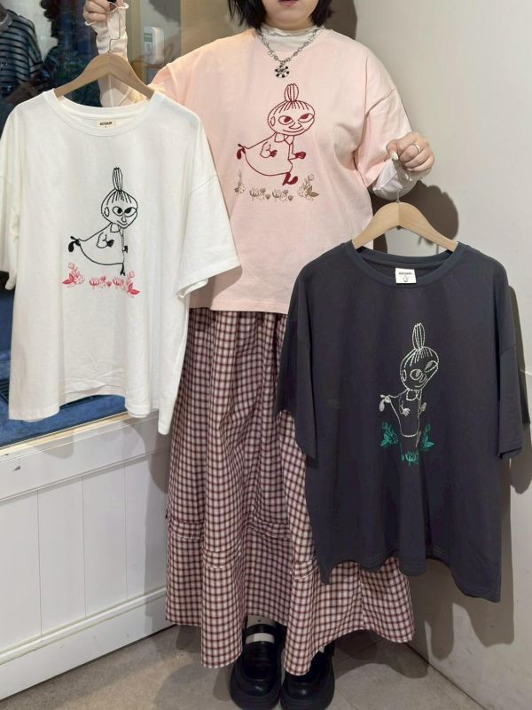 Moomin 刺繡短袖tee 