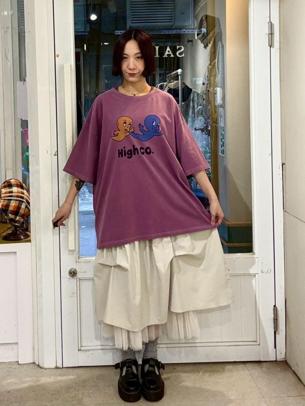 不規則抓皺內層紗裙 