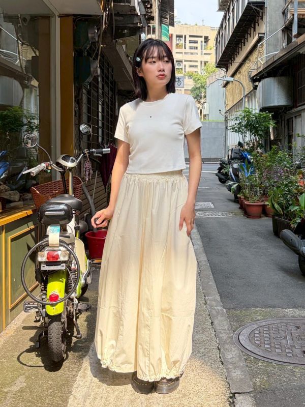 銀色小愛心彈性上衣 