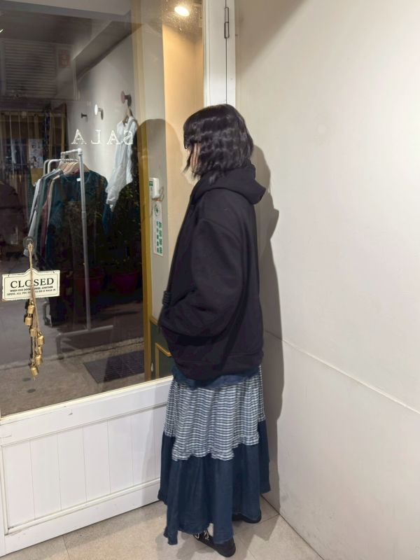 內加絨連帽抽繩棉外套 